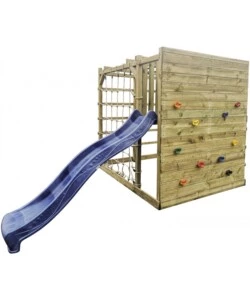 PARCO GIOCHI PER BAMBINI IN LEGNO DOMUS "SIGMA" 377,6X210X185,6CM